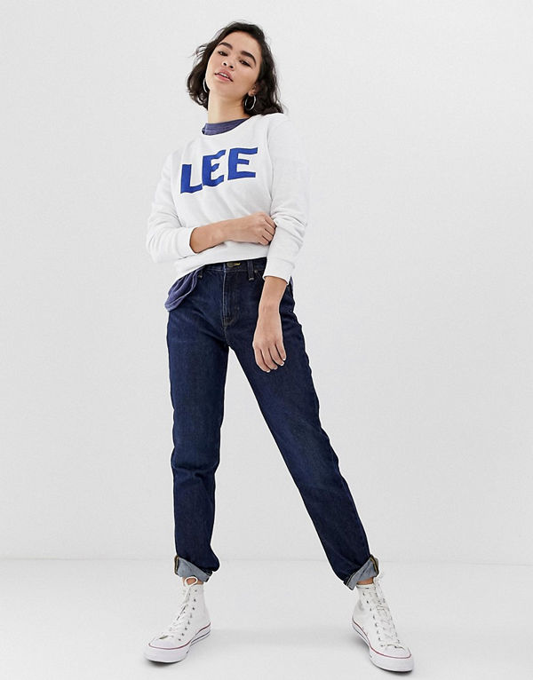 Lee Jeans Lee Raka mom jeans Buck dark
