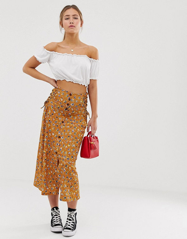 ASOS DESIGN Senapsgul