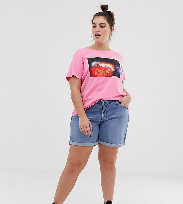 Levi's Plus Shorts med uppvikt nederkant New method