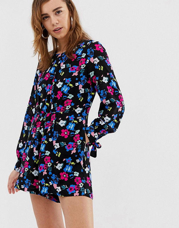 Pepe Jeans Nancy Blommig playsuit Flerfärgad