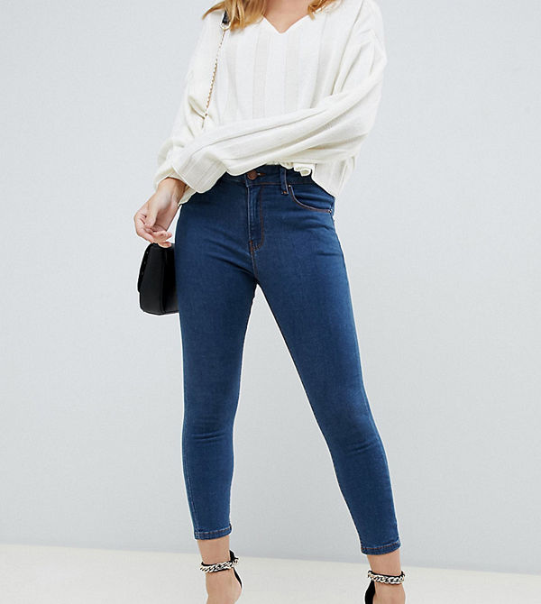 ASOS Petite Ridley Mellanblå