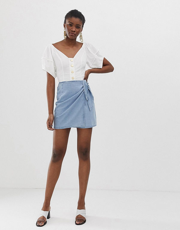 ASOS DESIGN Ljusblå