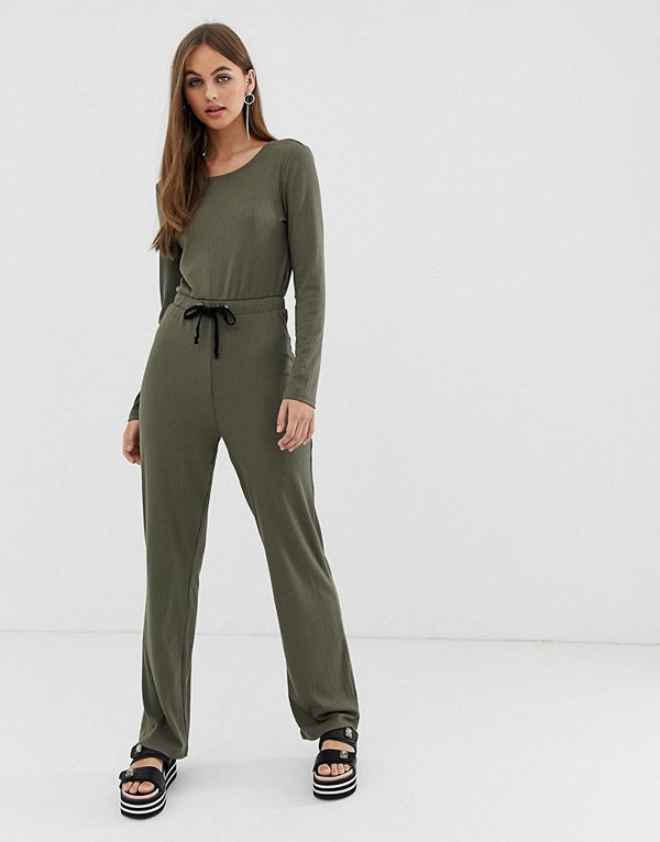 Noisy May Ribbad jumpsuit