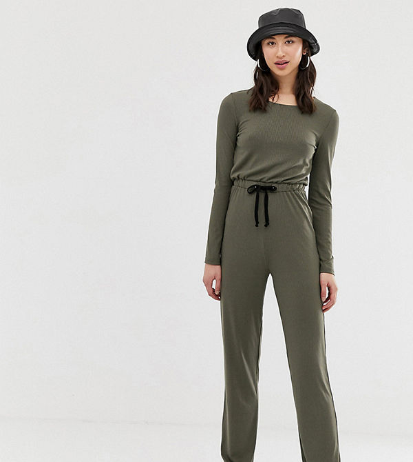 Noisy May Tall Ribbad jumpsuit Kalamata