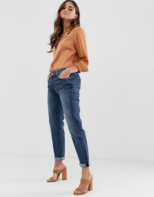 7 For All Mankind Josefina Boyfriendslim jeans Bair authentic luck