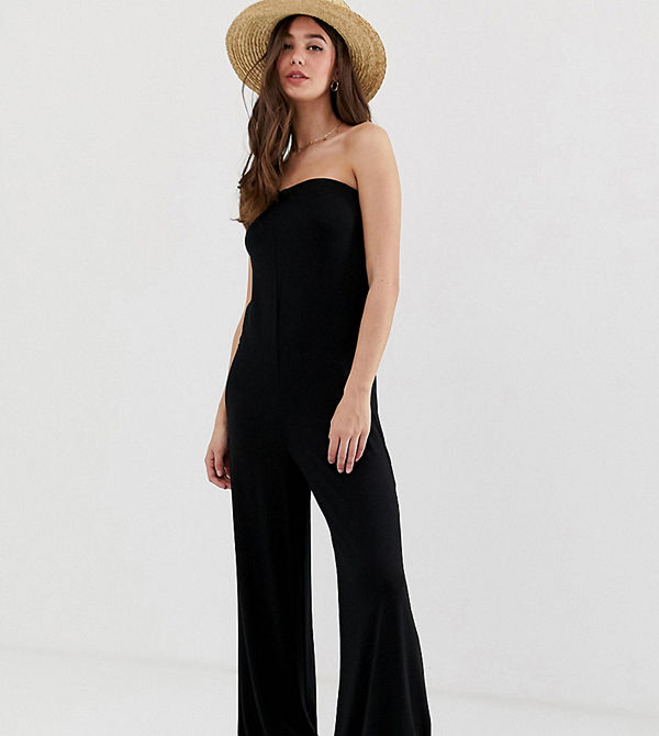 Asos Tall Bandeau-jumpsuit med vida ben