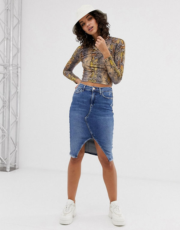 River Island Mellanblå