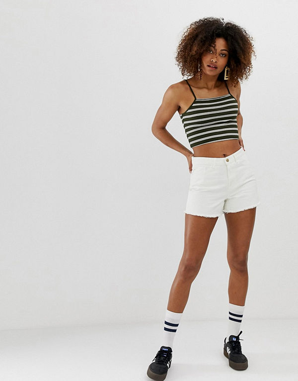 Only Vita jeansshorts i "mom"-modell