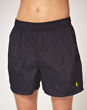 Polo Ralph Lauren Svarta rese badshorts