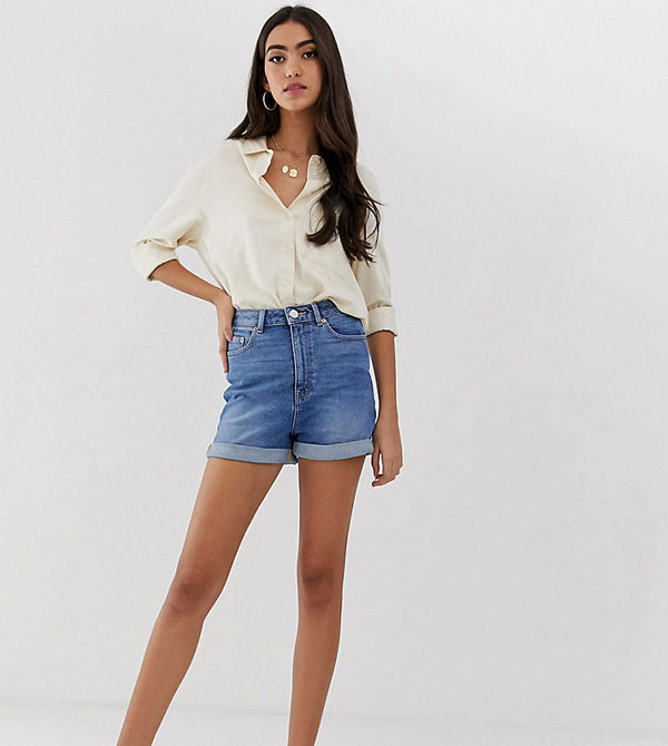 Asos Tall Ritson Mammashorts i denim