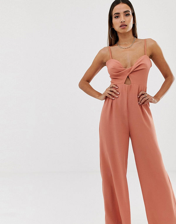 Parallel Lines Jumpsuit med vida ben Jumpsuits & playsuits online