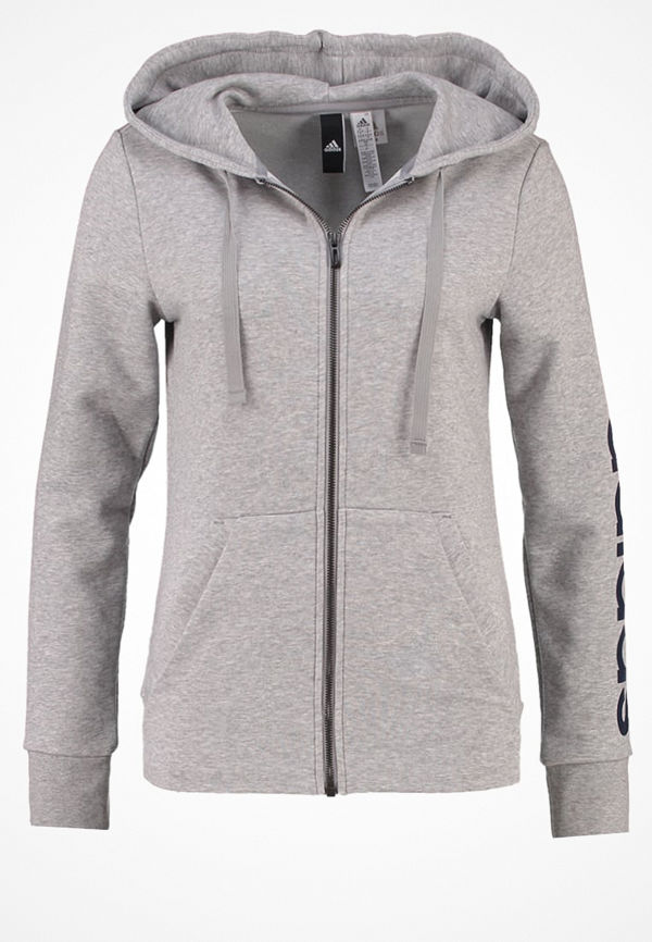 Adidas Performance ESSENTIALS LINEAR Sweatshirt medium grey heather