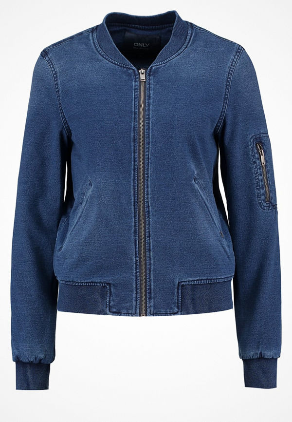 Only ONLJEM Bomberjacka dark blue denim
