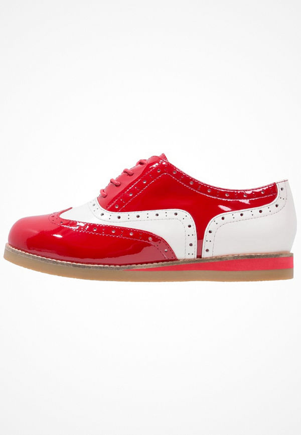 Lola Ramona CECILIA Snörskor red/cream