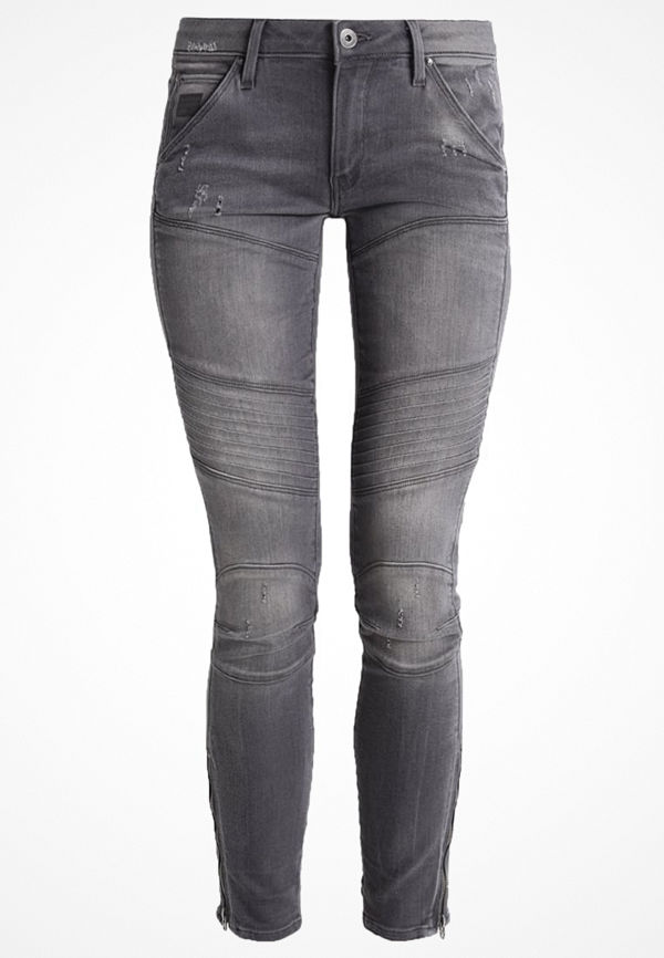 G-Star GStar 5620 3D CUSTOM ANKLE ZIP MID SKINNY Jeans slim fit slander grey superstretch
