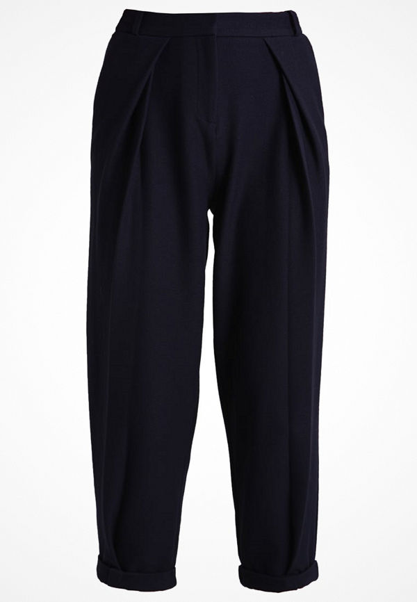 Topshop ORIGAMI MENSY Tygbyxor navyblue