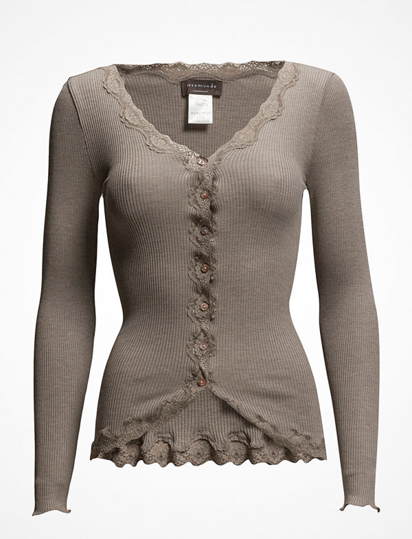 Rosemunde Silk Cardigan Regular Ls W/Rev Vint