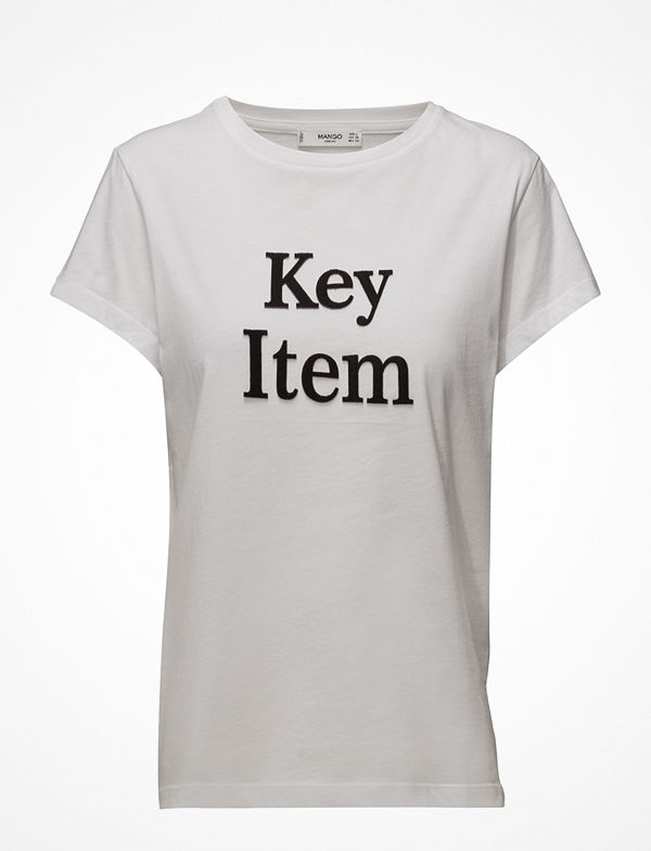 Mango Printed Message T-Shirt