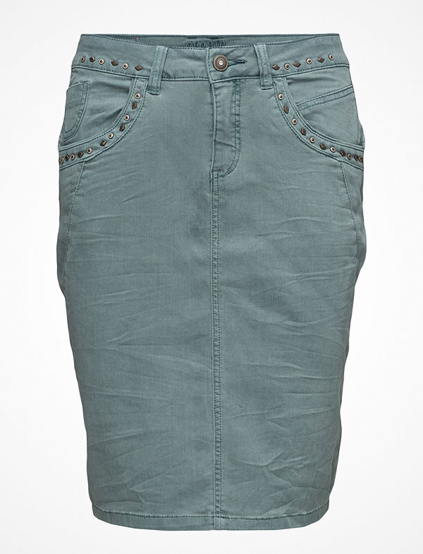 Cream Mila Twill Skirt