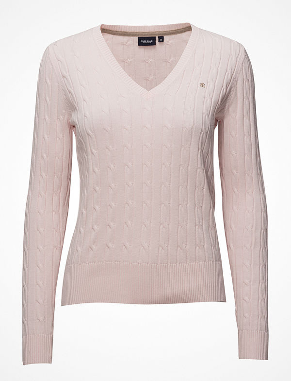 Park Lane Cable Pullover V-Neck