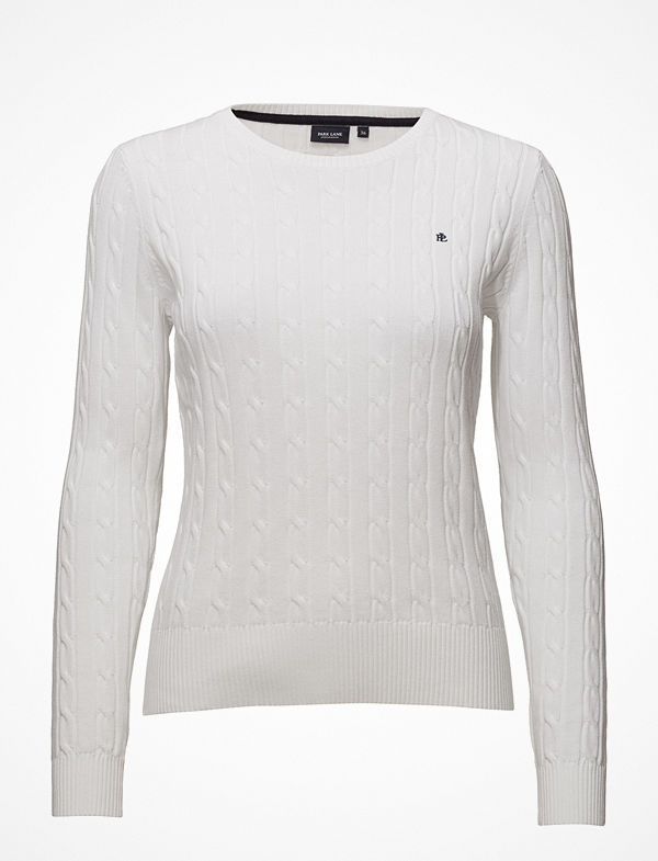 Park Lane Cable Pullover Crew Neck