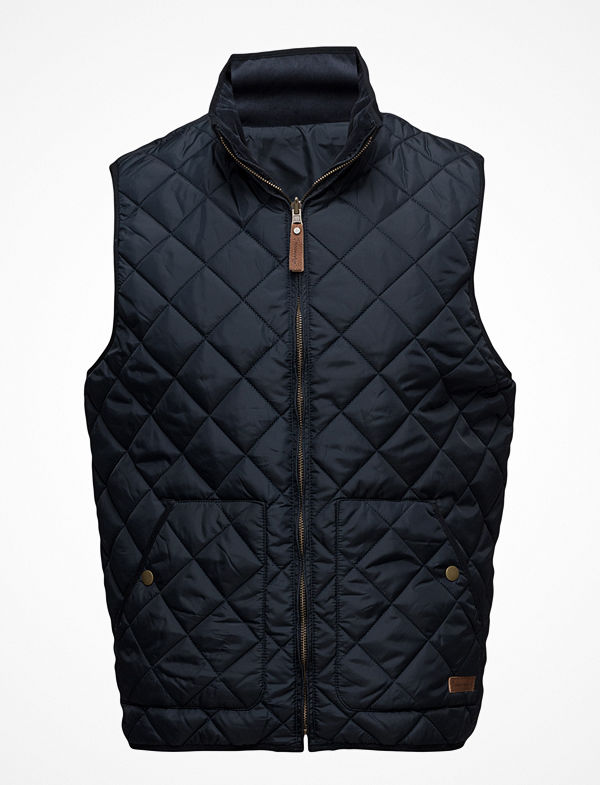 Knowledge Cotton Apparel Reversible Vest - Grs