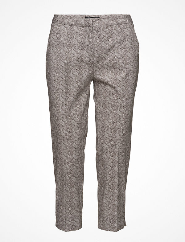Brandtex grå mönstrade byxor Capri Pants