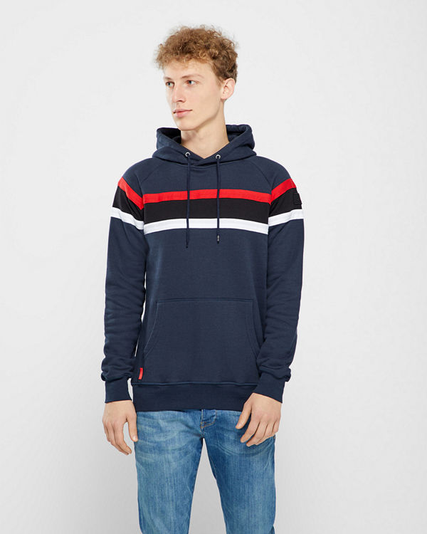 Le-Fix Panel hood sweatshirt