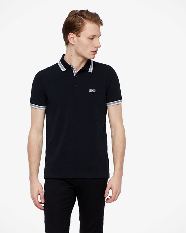 BOSS ATHLEISURE BOSS Green Paddy pikétröja