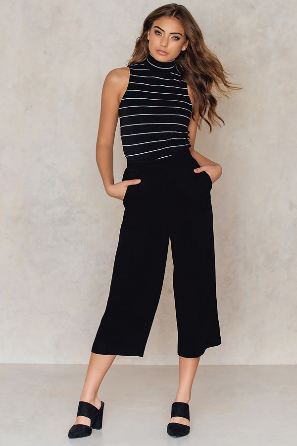 Y.a.s svarta byxor Yasroberto Nw Culotte