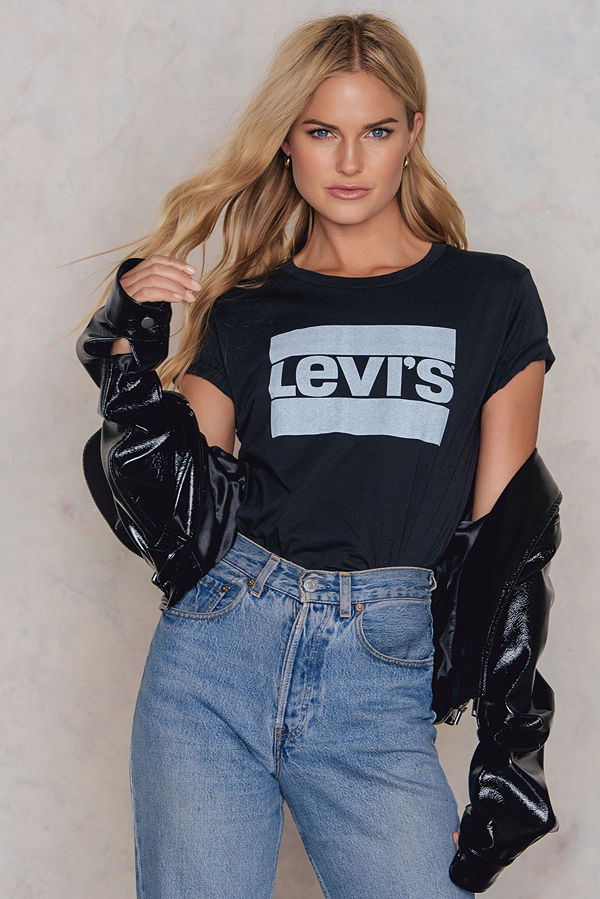 Levi's The Perfect Tee Sportswear svart