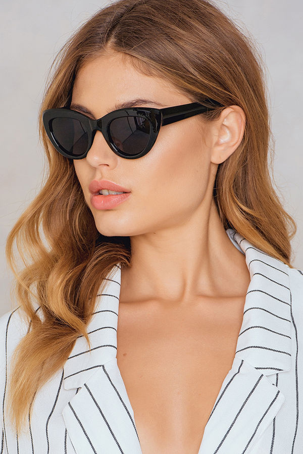 NA-KD Accessories Cat Eye Sunglasses svart