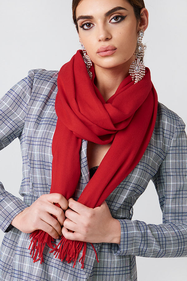 NA-KD Accessories Woven Scarf - Halsdukar & Sjalar