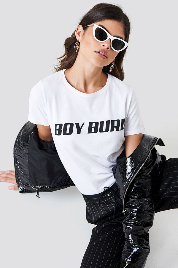 NA-KD Urban Boy Burn Tee