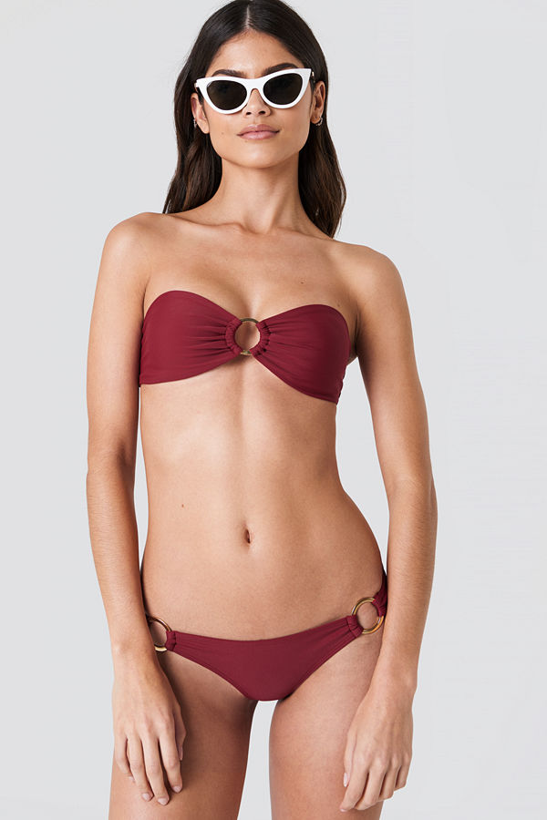 J&K Swim x NA-KD Circle Bikini Briefs röd
