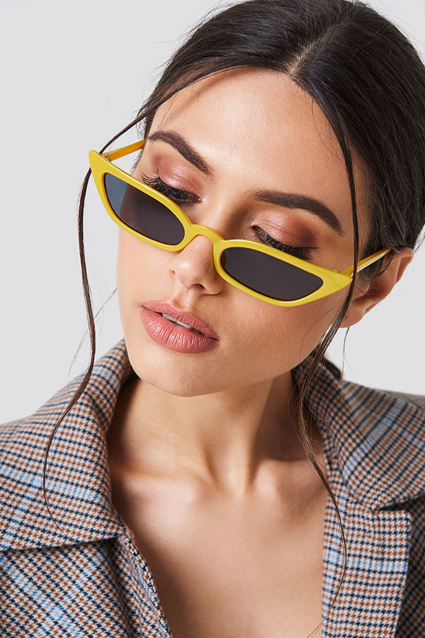 NA-KD Accessories Pointy Edge Retro Sunglasses - Solglasögon
