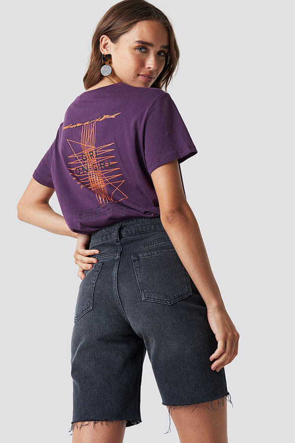 NA-KD Girl Oversized Tee