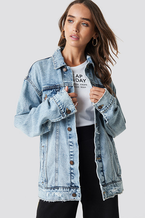 Cheap Monday Upsize Jacket Trash Metal Jacket blå