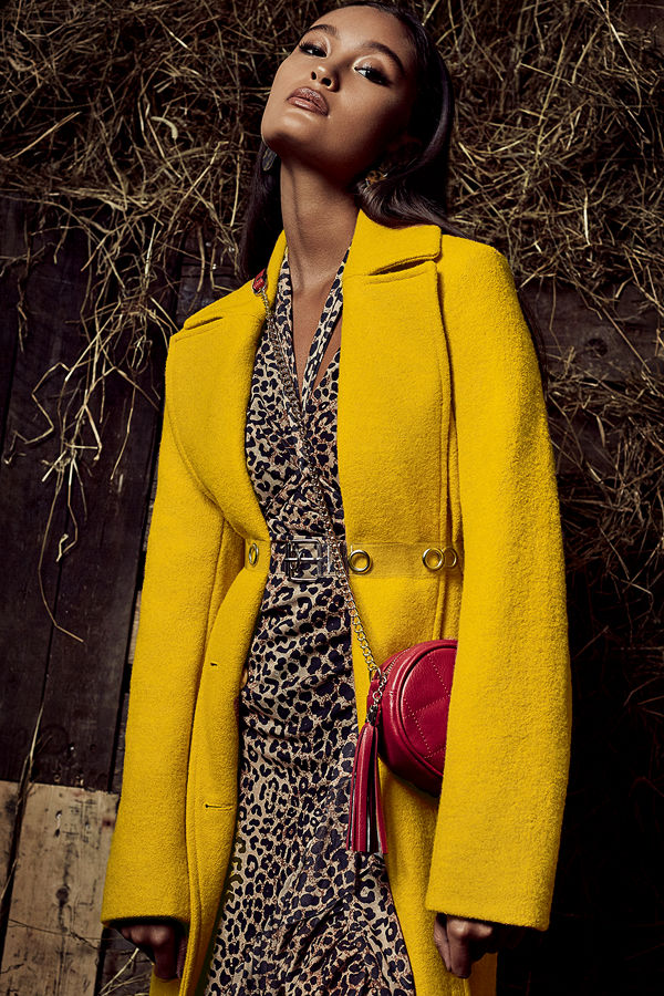 NA-KD Double Breasted Long Coat - Kappor