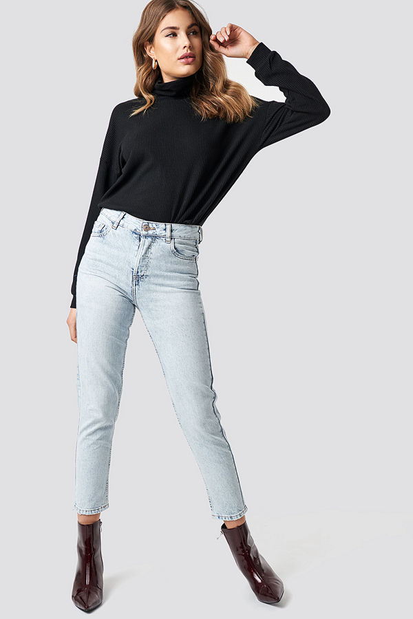 Mango Mom Jeans blå