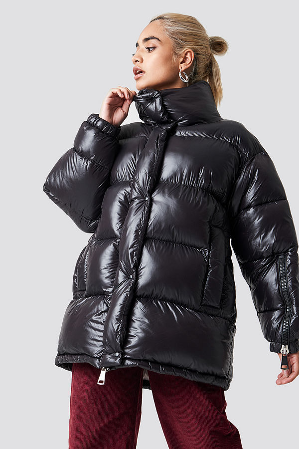 Mango Bic Anorak svart