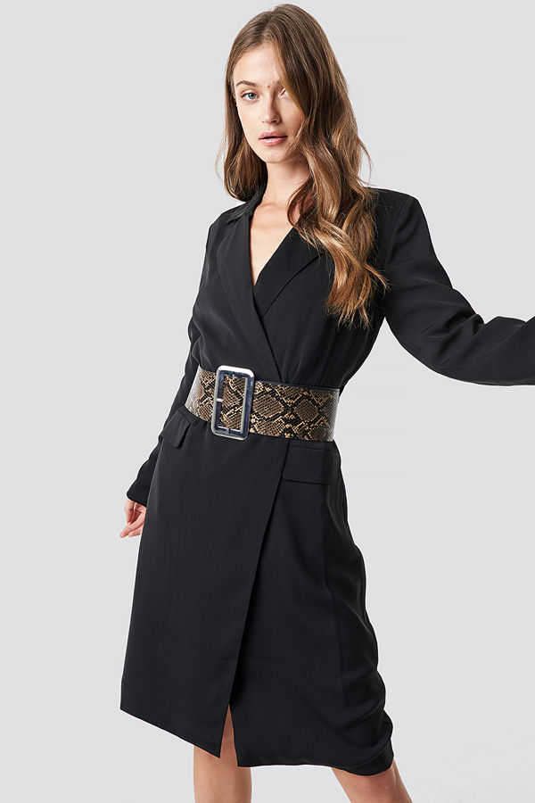 Mango Cleo Belt svart