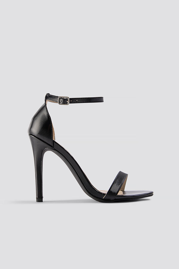 NA-KD Shoes Stiletto Sandal svart