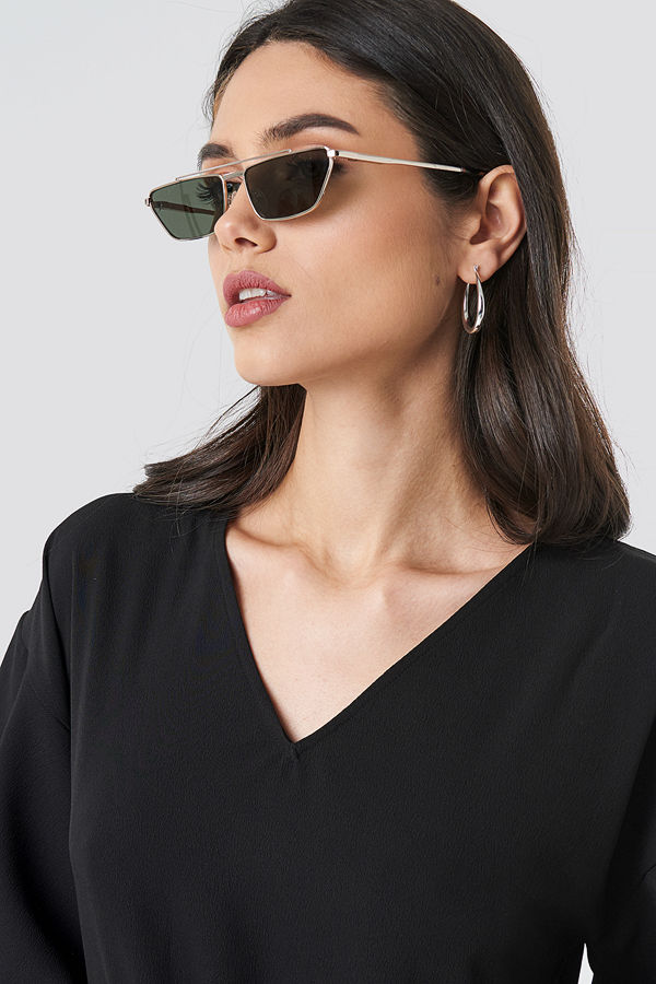 Le Specs Electricool grön silver guld