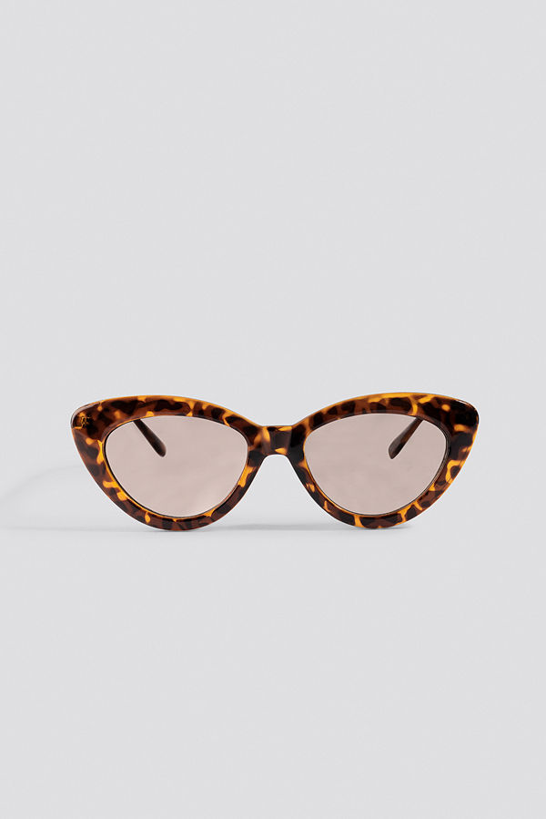 NA-KD Accessories Retro Cat Eye Sunglasses brun