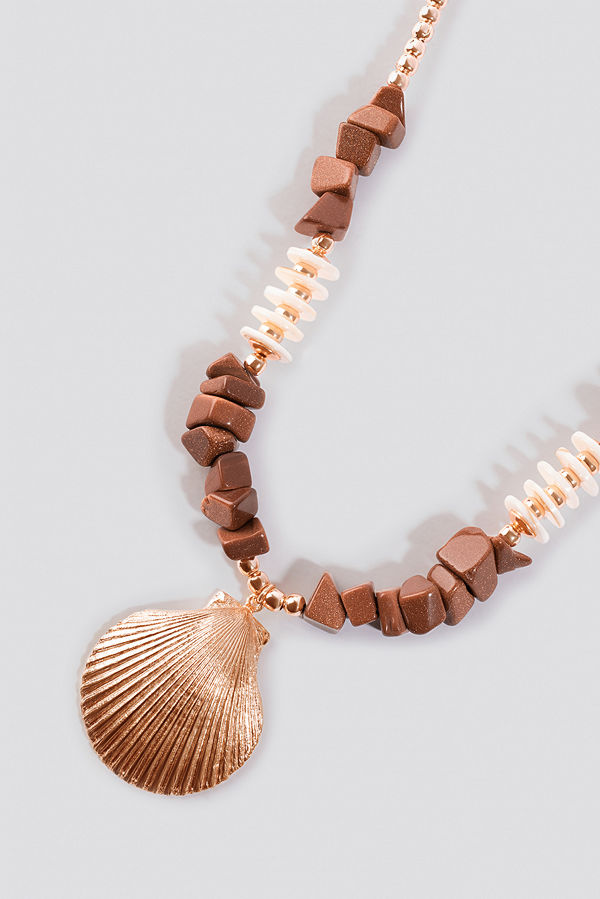 Trendyol smycke Tulum Necklace brun