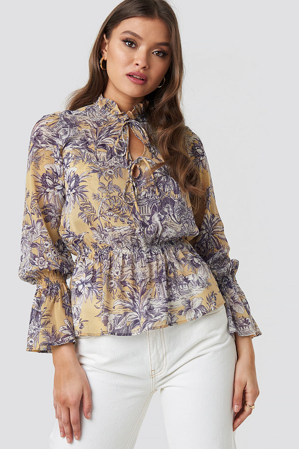 Mango Binki Blouse beige