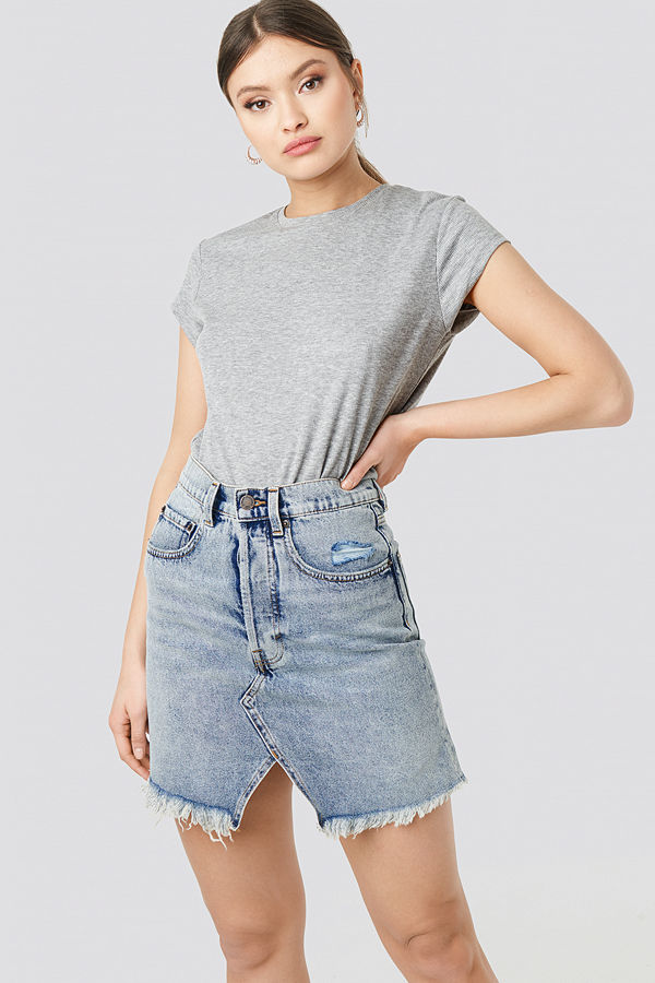 Cheap Monday Shrunken Skirt blå