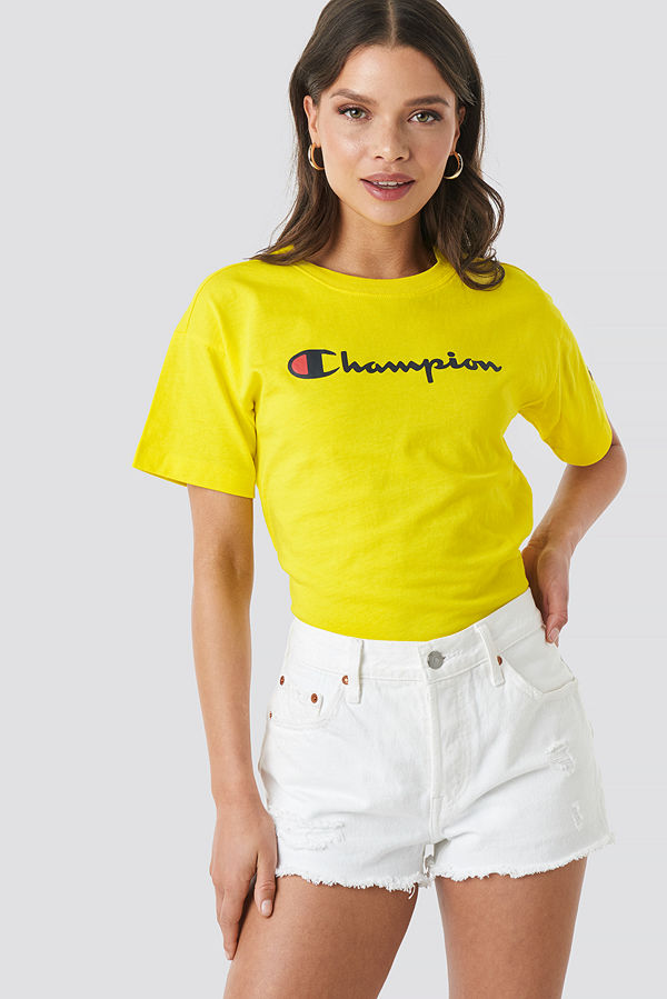 Champion Crewneck Tee 111393 gul