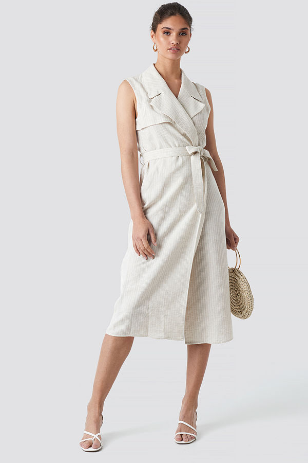 Mango Tere Waistcoat beige